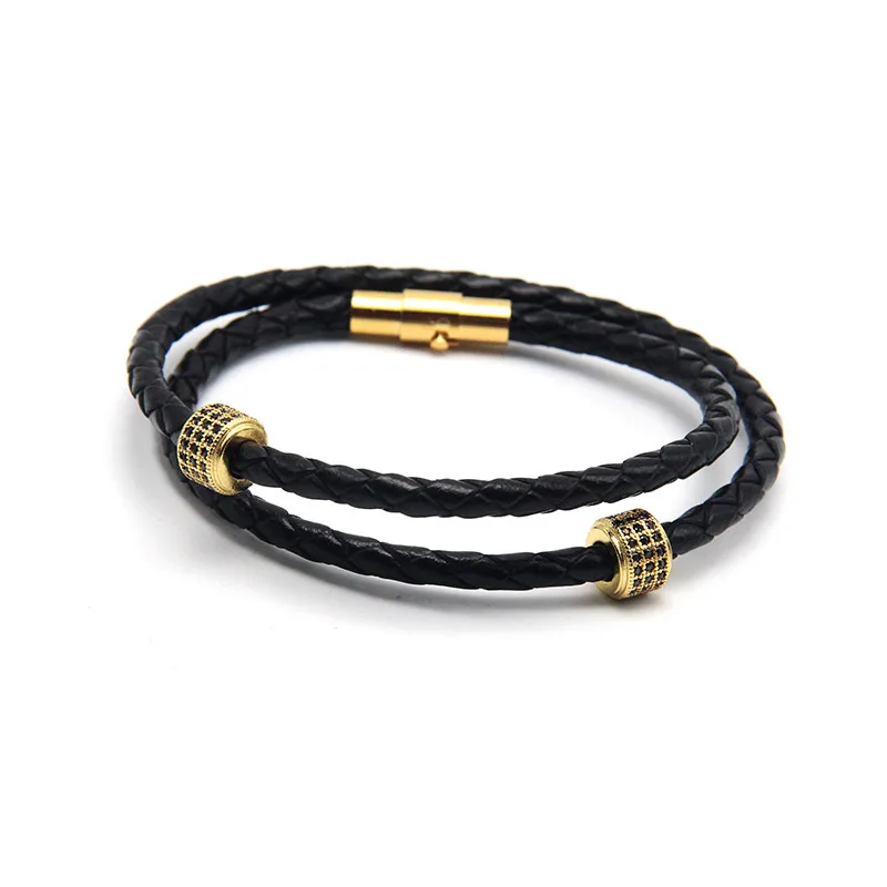 4 цвета на выбор кожаный браслет для женщин и мужчин мм черный мессенджер через