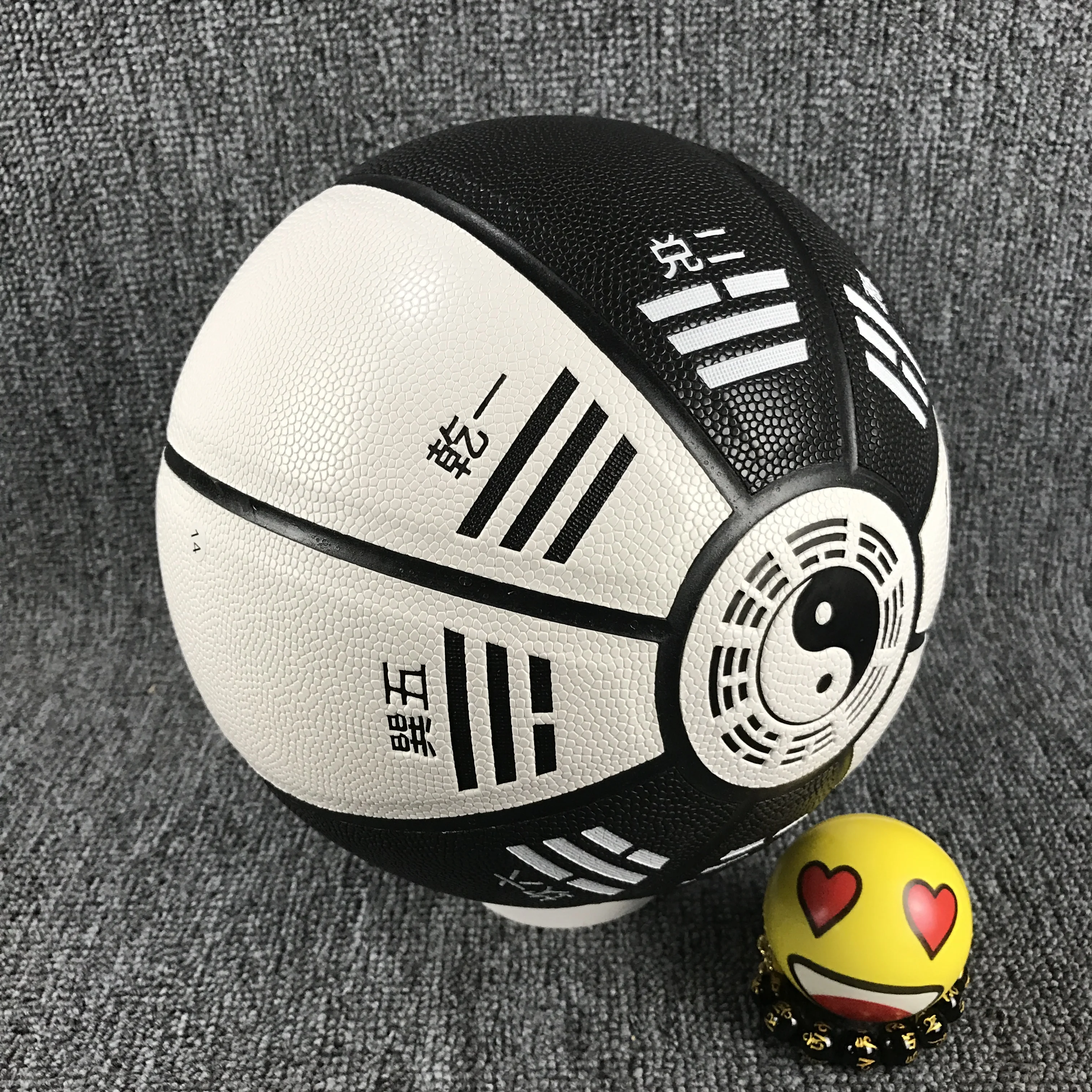 Баскетбольный мяч Bagua в китайском стиле Размер 7 уличный китайский подарок мячик