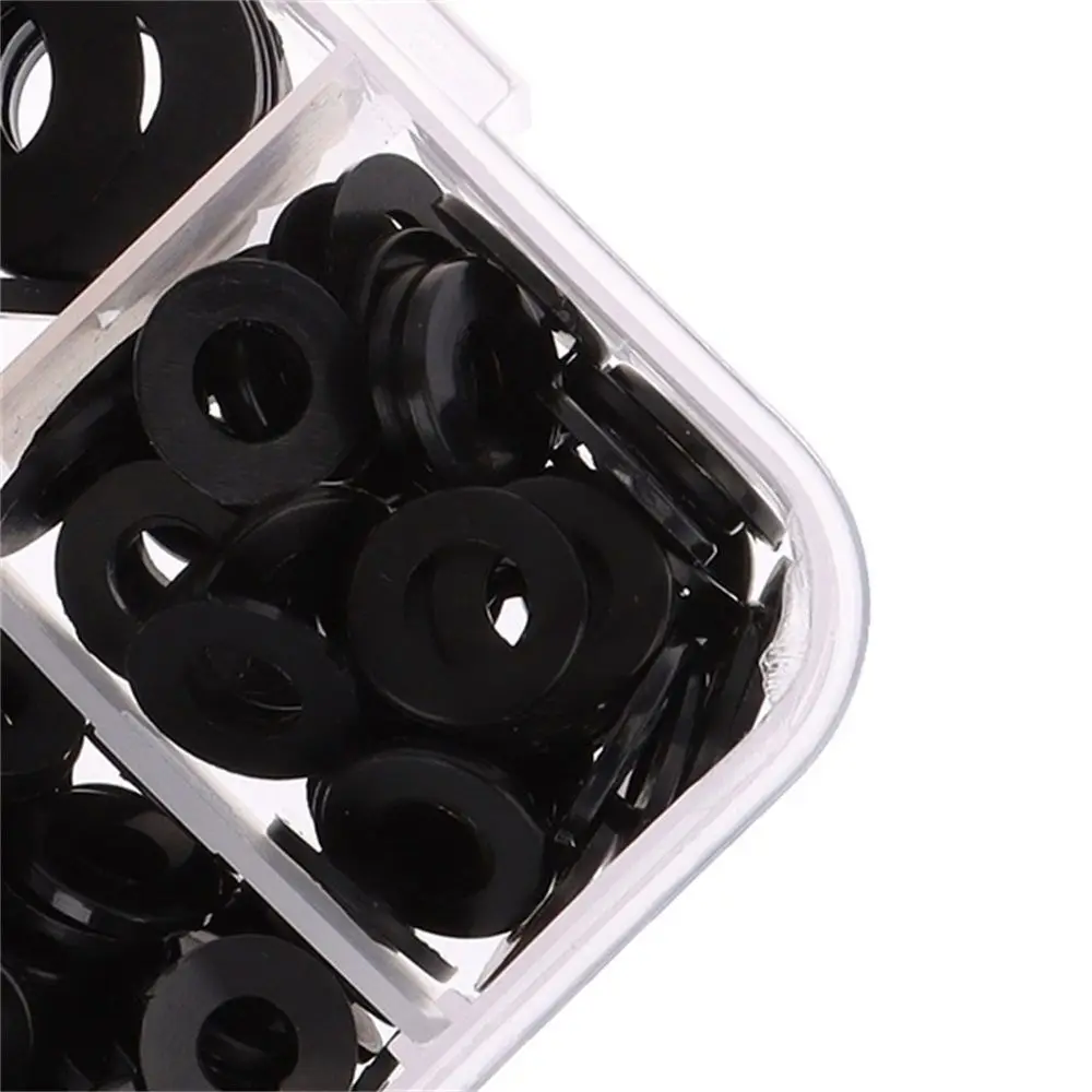 Gasket Insulation Ring 7 Sizes M2 M25 M3 M4 M5 M6 M8 Screw Bolt Nylon Flat Washer Assortment Kit | Обустройство дома