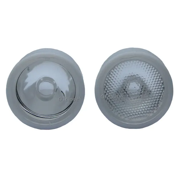 21.6mm White Holder 10PCS 21.6mm CREE XPE XPE2 XPG2 XPL XTE 3535 3030 LED Lens 90 Degree Cone Black White Holder For Osram Samsung High Power LED - Цвет: 21.6mm White Holder