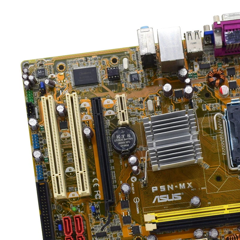 asus p5n mx motherboard lga 775 ddr2 ram 4gb pci e 16x sata 2 for core 2 quad q9550 pentium d 940 cpus micro atx placa mãe free global shipping