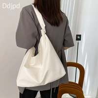 ddjpd simple large capacity soft shoulder bag ladies fashion shoulder bag casual travel shopping beach womens bag