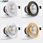 Потолочный светильник DBF, 4 цвета, Встраиваемый светодиодный светильник с COB матрицей, 6 Вт, 9 Вт, 3000K4000K6000K, декоративный потолочный светильник, 110 В переменного тока, 220 В, для кухни