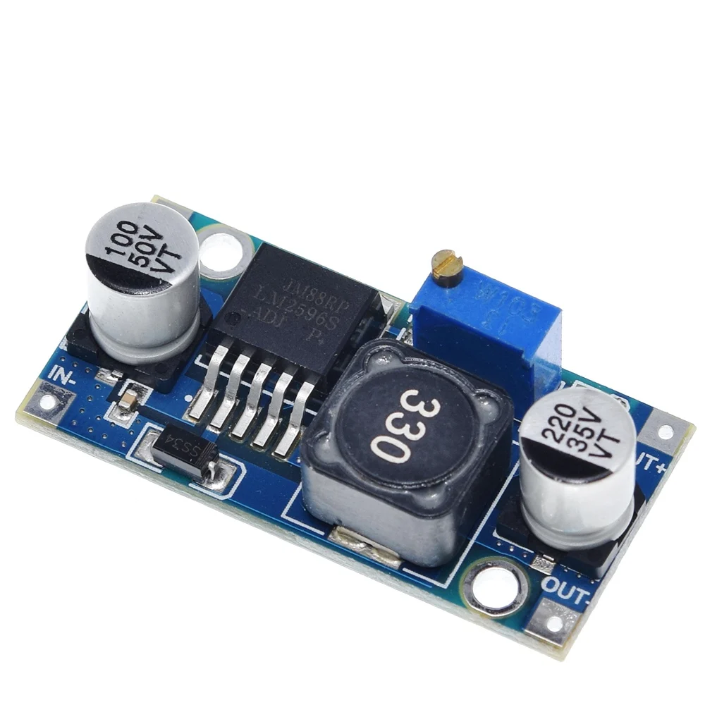 LM2596s DC-DC понижающий источника питания модуль 3A Регулируемый LM2596 регулятор