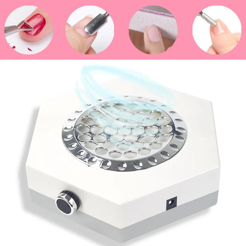 Пылесос маникюрный мощный с фильтром 80 Вт|Принадлежности для дизайна ногтей| |