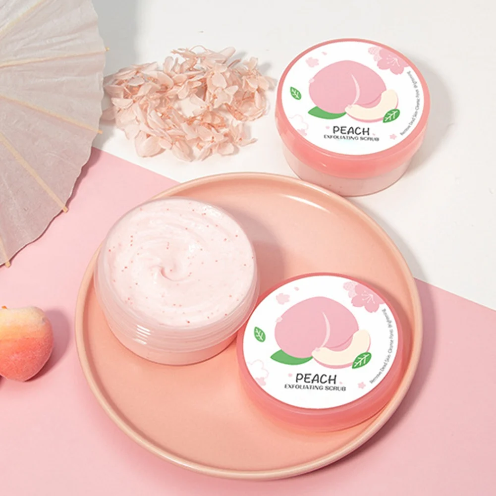 

90g Honey Peaches Facial Cleaning Pores Skin Care Cream Facial Exfoliation Removes Stacked Dead Skin Care Gel