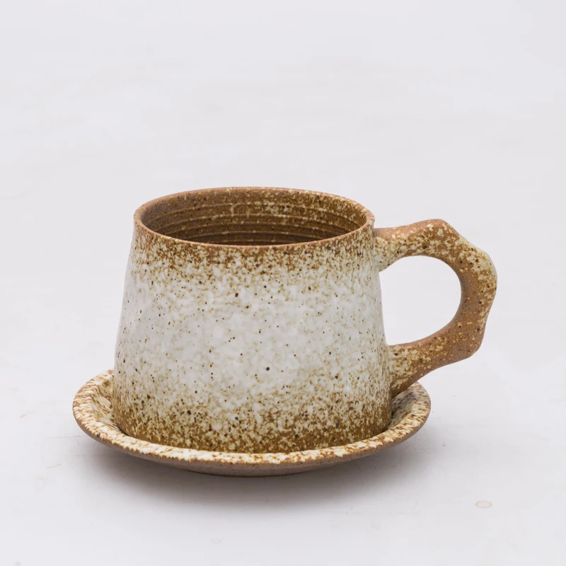

Personalized Vintage Coffee Cup Reusable Japanese Teacup and Saucer Ceramic Kahve Fincan Takimlari Home Drinkware BD50BD