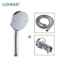 lohner detachable bathroom spa bath shower nozzle head water saving high pressure showerhead clean soffione doccia a pioggia
