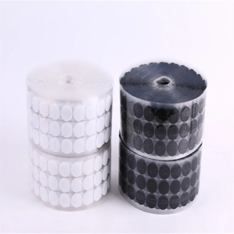 10/15/20/25 мм Цвет: белый черный сильный клей крючками и петлями самоклеющиеся