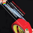 Прозрачная силиконовая Двухсторонняя клейкая лента 3 м, наклейка для автомобиля, высокая прочность, не оставляет следов, клейкая наклейка, товары для жизни