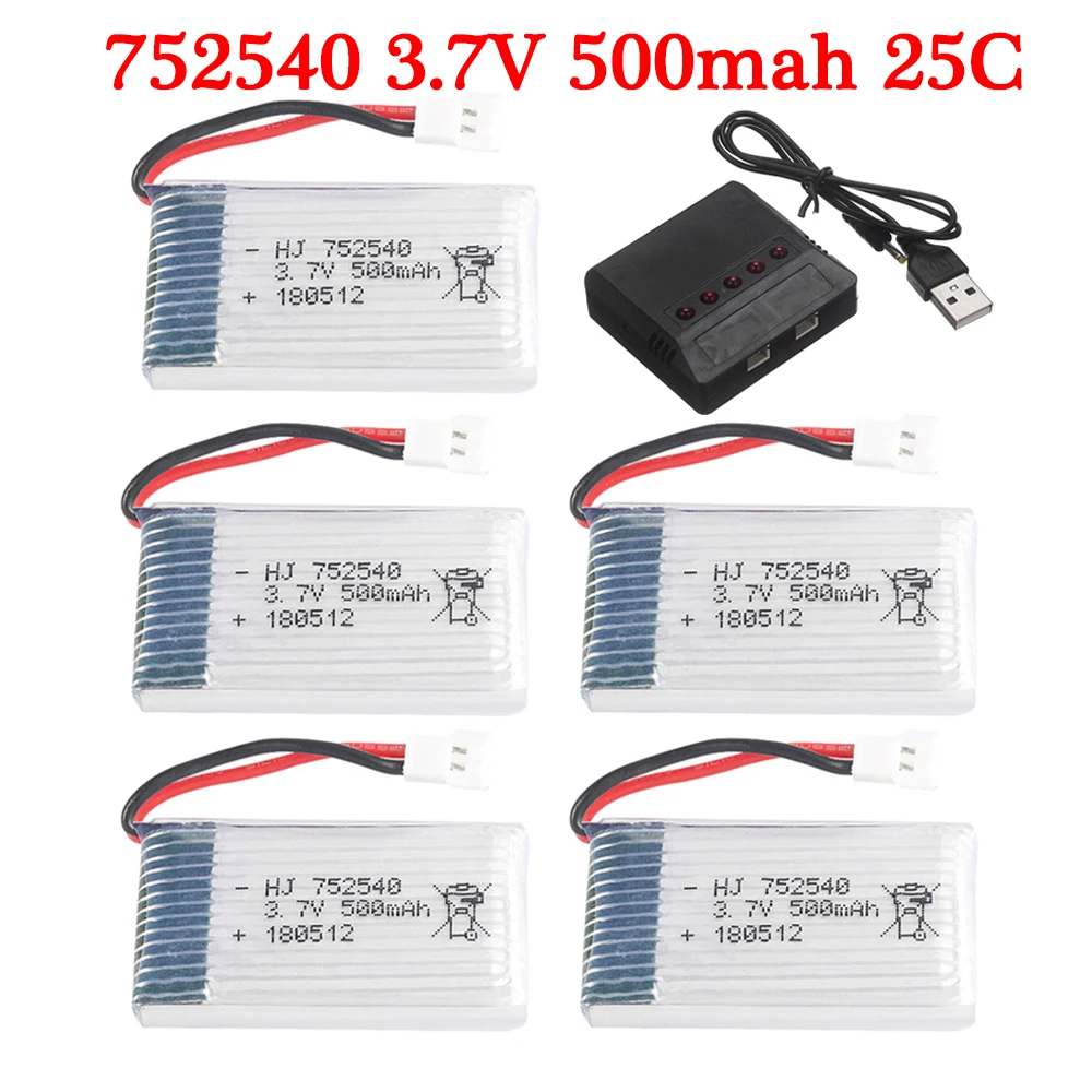 

3,7 в 500 мАч литий-полимерная батарея и зарядное устройство для Syma X5C X5SC X5SW M68 X5HC X5HW X400 X800 вертолет летательный аппарат Дрон 3,7 в 500 мАч батарея