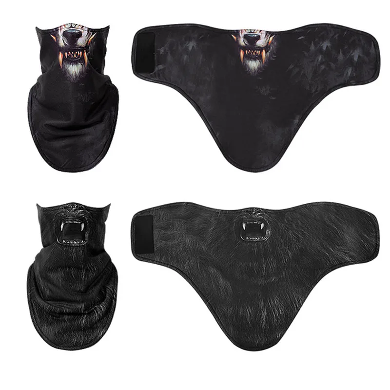 Рисунок 4 - Зимний флисовый лыжный шарф с 3D изображением животных