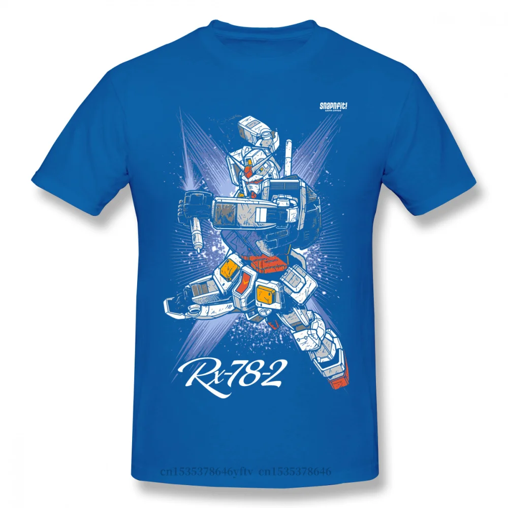 

2021 Leisure Fashion cotton T-shirt Cool Black Gundam Amuro Ray Robot Universal Century Anime Homme Pure Oversized Short Sleeve