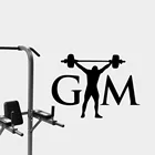 Тренажерный зал Наклейки на стены здорового образа жизни спортивные наклейки на палочки мотивированными тренажерный зал виниловые обои декор для стены искусства Настенные обои