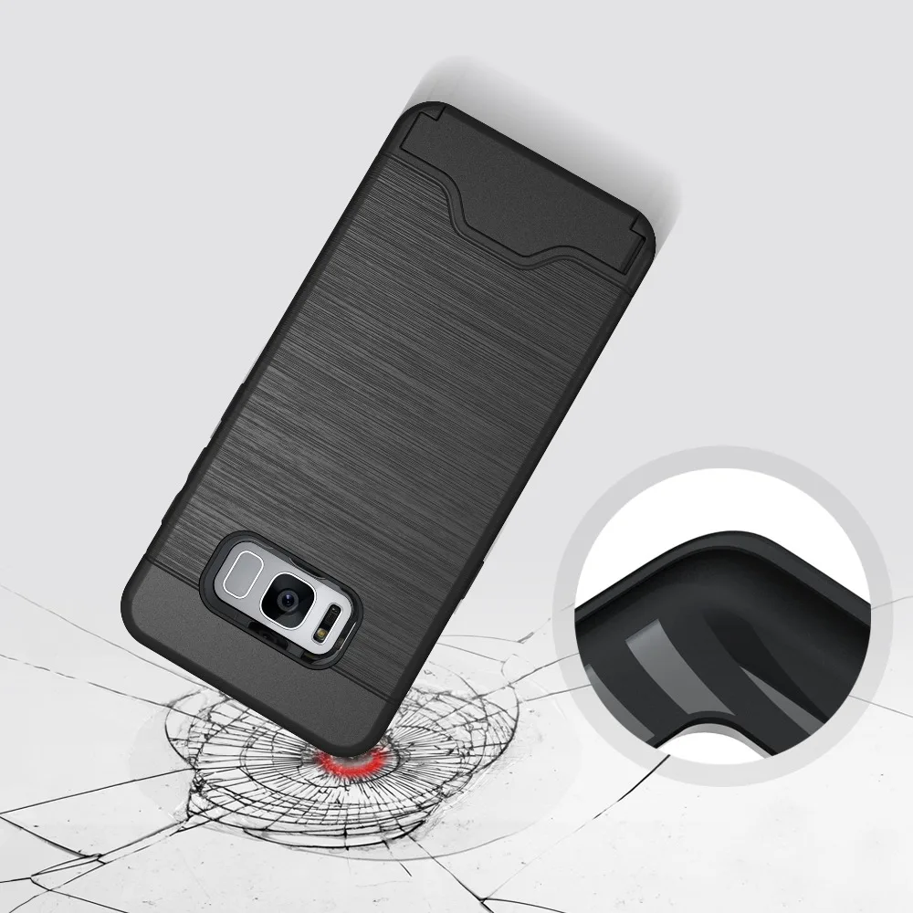 KEYSION Аргументы за Samsung Galaxy S8 Плюс Задняя Крышка Грязь устойчивы Силиконовые