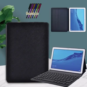 for huawei mediapad t5 10 10 1 inch tablet case bracket leather protective cover wireless keyboard bluetooth keyboard stylus free global shipping