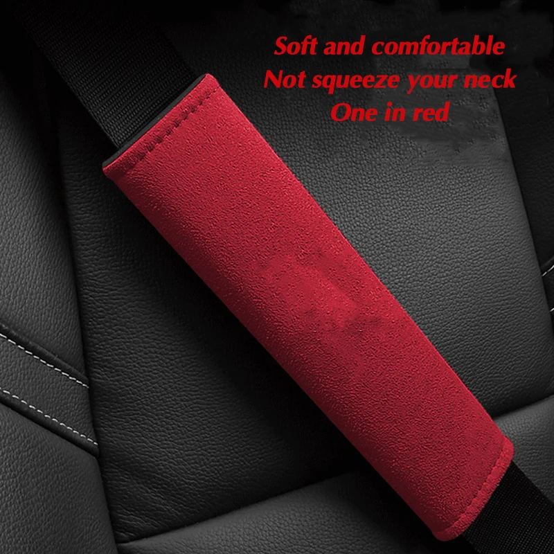 

Car With Shoulder Pads Insurance Belt Protective Sleeves Car Extension Shoulder Pads With Car Logo Car Interior Decoration