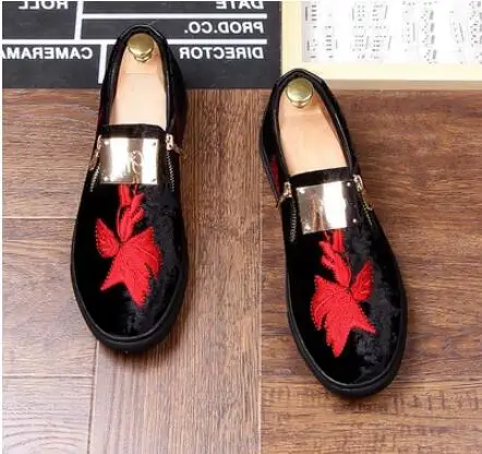 black red Мужские Роскошные Дизайнерские Туфли-оксфорды в стиле ретро с принтом для джентльменов модельные мужские туфли на свадьбу и выпускной; zapatos hombre; размеры 38-48 - Цвет: black red