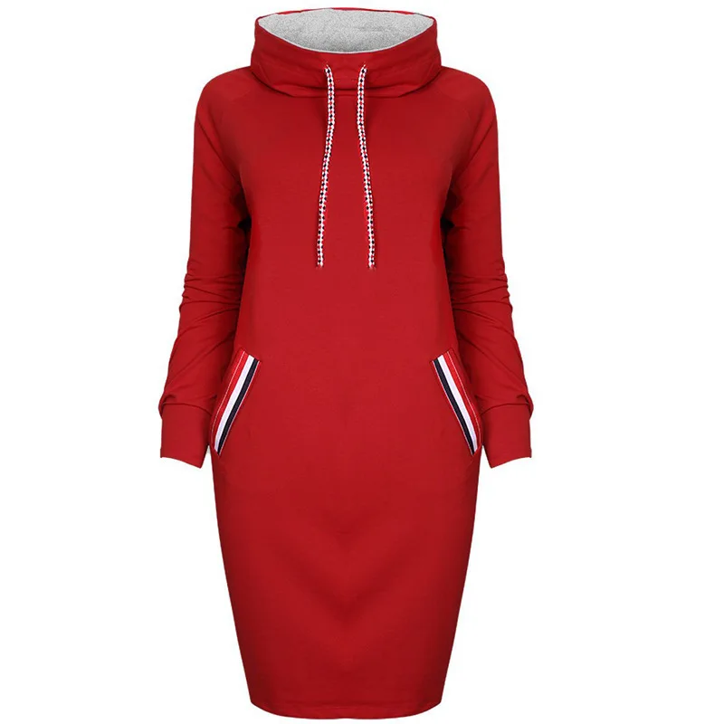

2020 Autumn/winter dress multi-color long-sleeved dress fashion hip dress