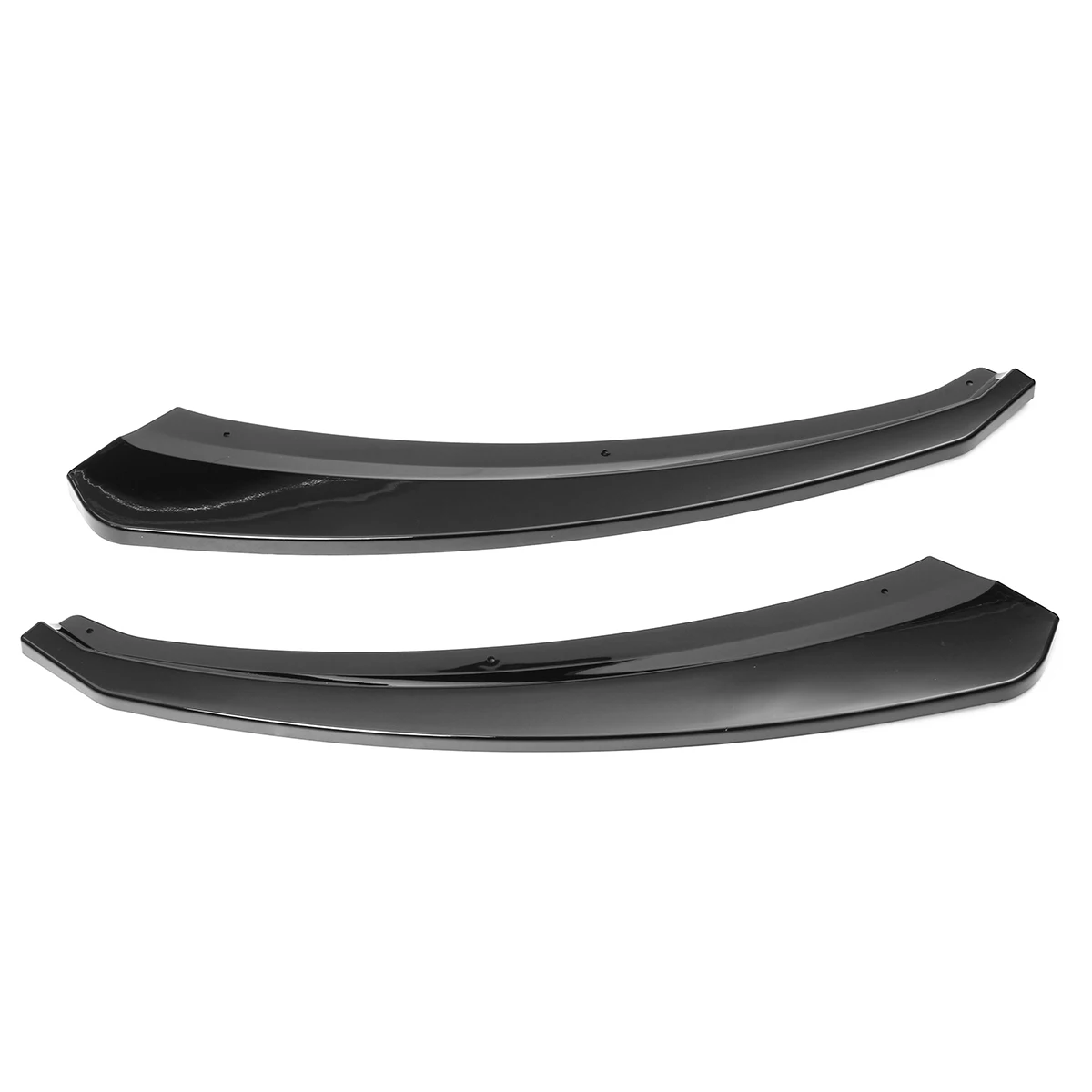 Черный/карбоновый вид 3 шт. автомобильный передний бампер разветвитель для губ