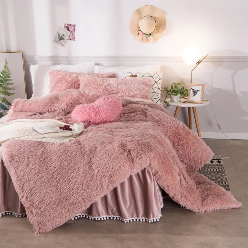 Розовый синий белый серый красный фиолетовый желтый плюшевый ворсистый теплый