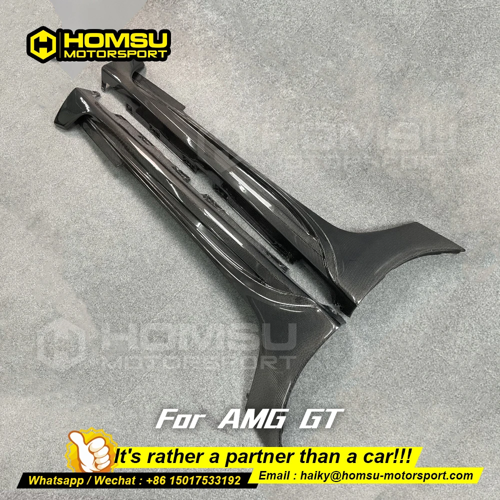 Комплект из углеродного волокна для Mercedes bens am-g GT передний задний бампер боковая