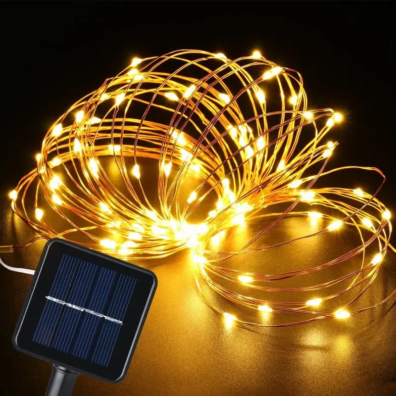 LED Outdoor Solar Lamp String Lights 300/200 LEDs Fairy Holiday New Year Christmas Party Garland Solar Garden Waterproof 30m 20m