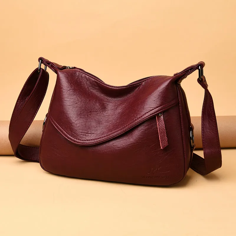 2021 женские кожаные сумки через плечо для женщин Tote Bolso Mujer Женская сумка модные