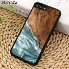MaiYaCa защитный деревянный полимерный чехол для телефона путешественника для iPhone X XR XS 11 12 13 Pro MAX 5 6 6S 7 8 Plus Samsung S7edge S8 S9 S10