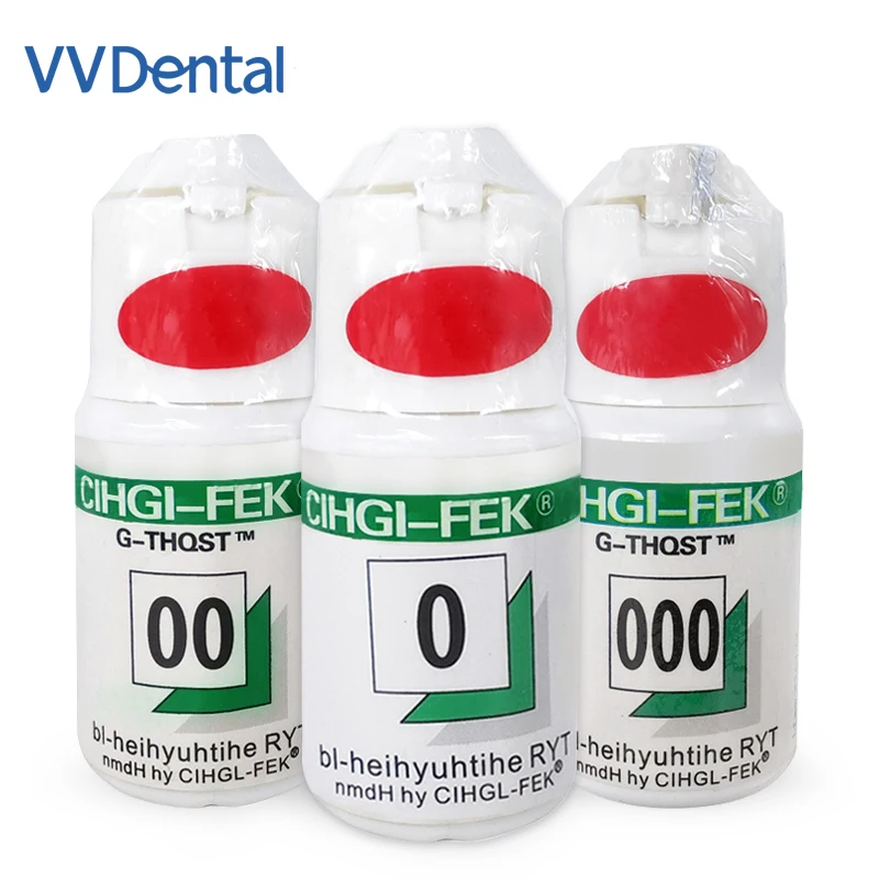 

1 Bottle Dental Thread Disposable Gingival Retraction Cord Knitted Cotton Gum Line Dentist Material Size 0 00 000