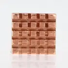 RHS-03 медный радиатор с клейкой основой для VGA GPU память охлаждающая материнская плата DDR VGA оперативная память IC 13 мм * 12 мм * 4 мм