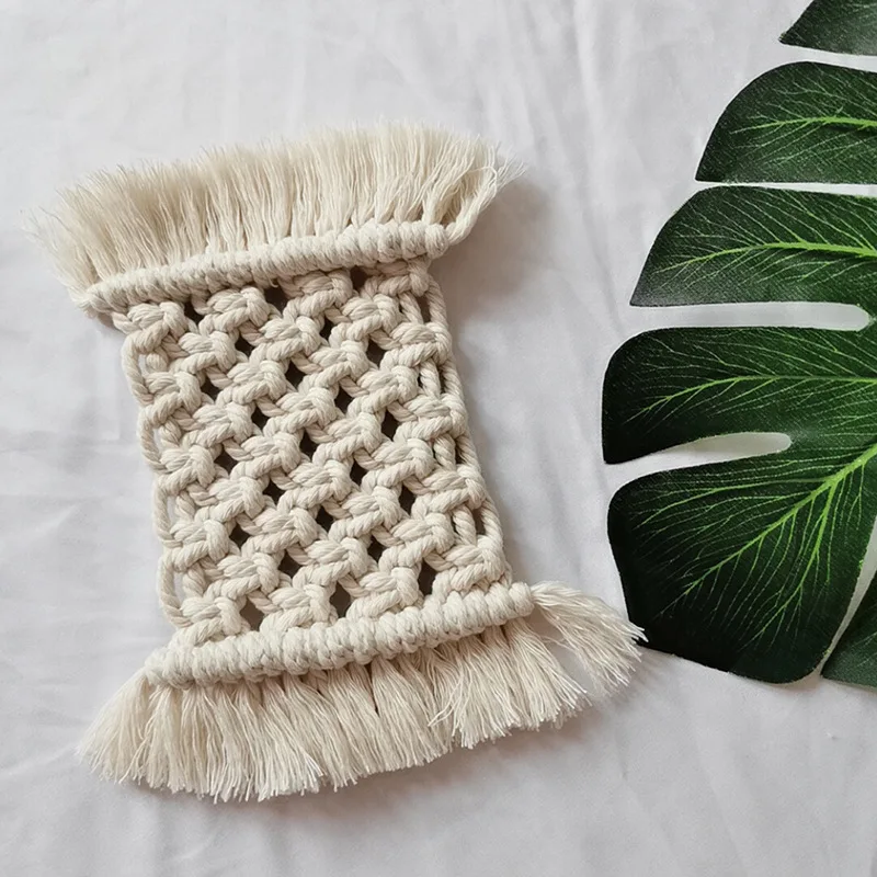 Подставки в богемном стиле для макраме геометрический узор подставки