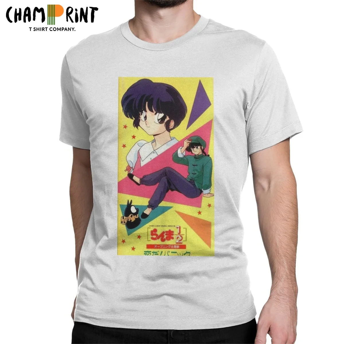 

Ranma 1/2 Akane Tendo Men's T Shirts Awesome Tees Short Sleeve Round Collar T-Shirts Cotton Graphic Printed Tops