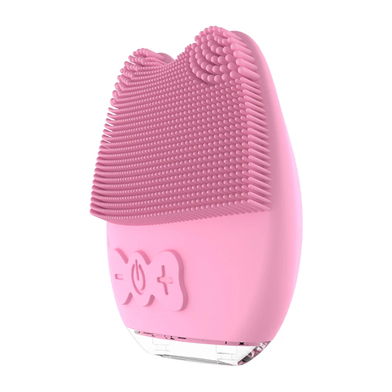 BLINGBELLE Electric Silicone Face Cleansing Brush Kitten Cat Makeup Eraser Cosmetic Remover and Massaging | Красота и здоровье