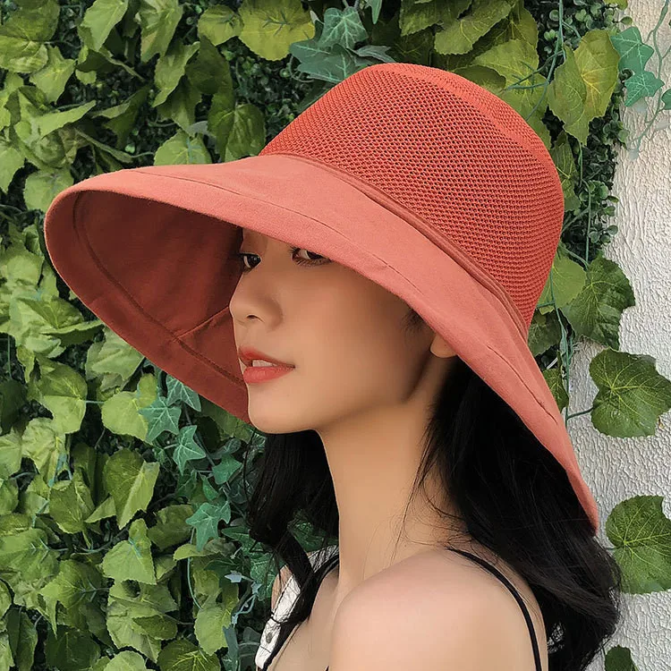

Ladies Women Casual Solid Wide Brimmed Floppy Foldable Beach Hat Wholesale Direct Sales Chapeu Feminino 2021 New Hight Quality
