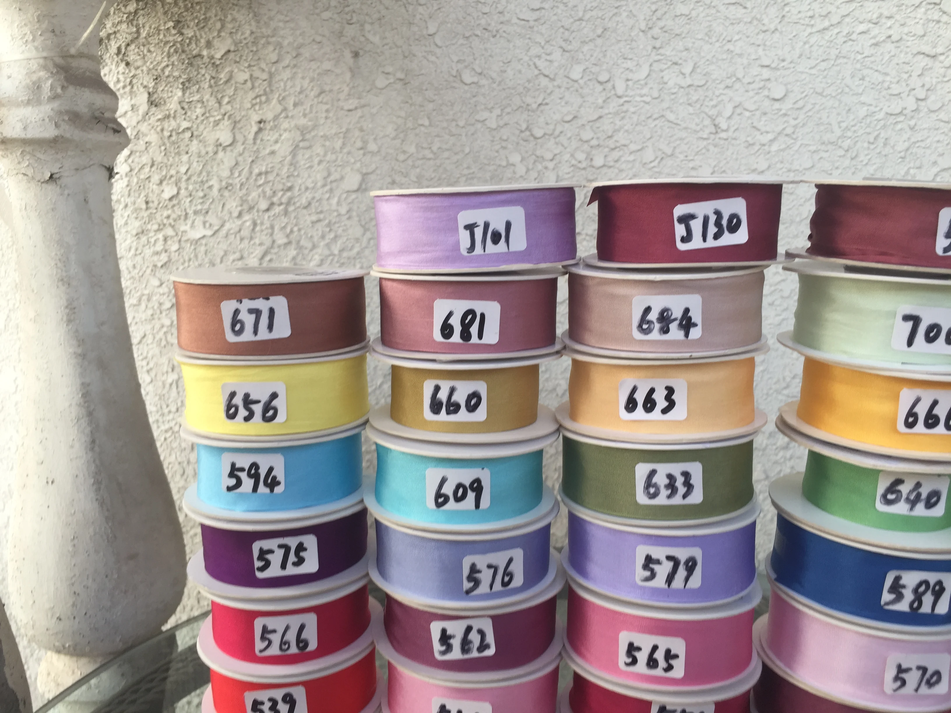 Атласная лента из 100% чистого шелка 25 мм 1 дюйм|Ленты для шитья| |