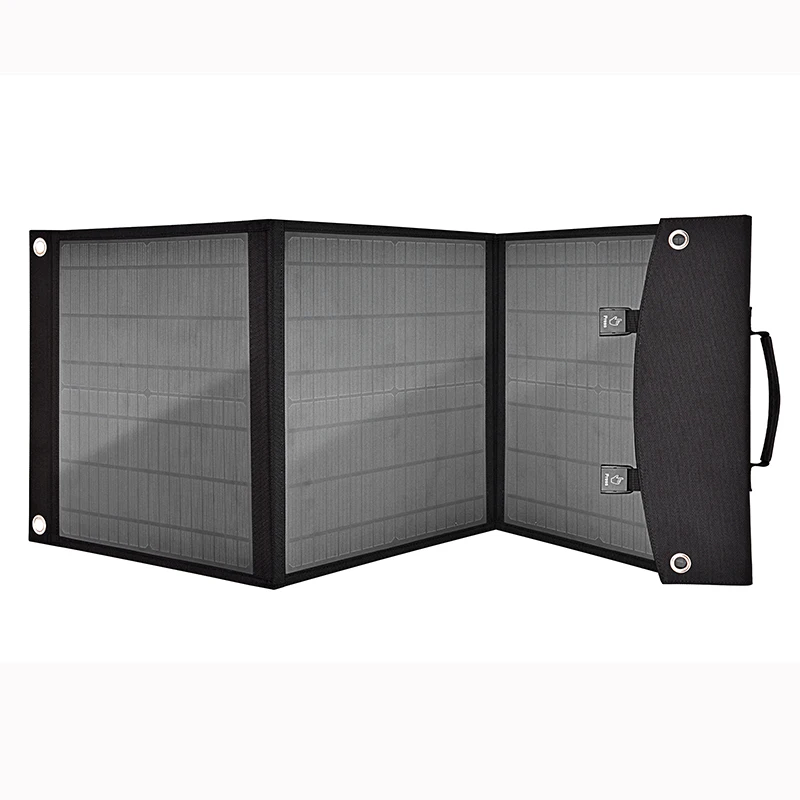 

Outdoor 60W Monocrystalline Panel DC and USB output port Camping Solar Charger