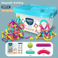 big baby magnetic balls sticks construction set building blocks magnet rod educational bricks toys for children christmas gifts