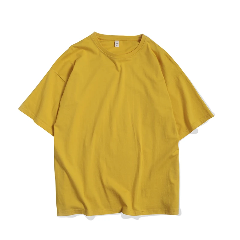Yellow LAPPSTER дропшиппинг Harajuku Твердые смешные футболки лето мужские цветные хип-хоп футболки Высокое качество хлопок белые топы тройники - Цвет: Yellow