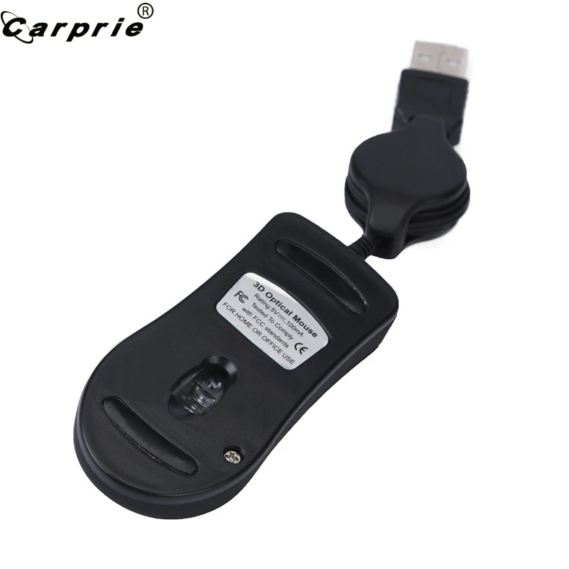Портативная Выдвижная USB-мышь CARPRIE проводная мышь для ПК ноутбука 912 | Компьютеры и