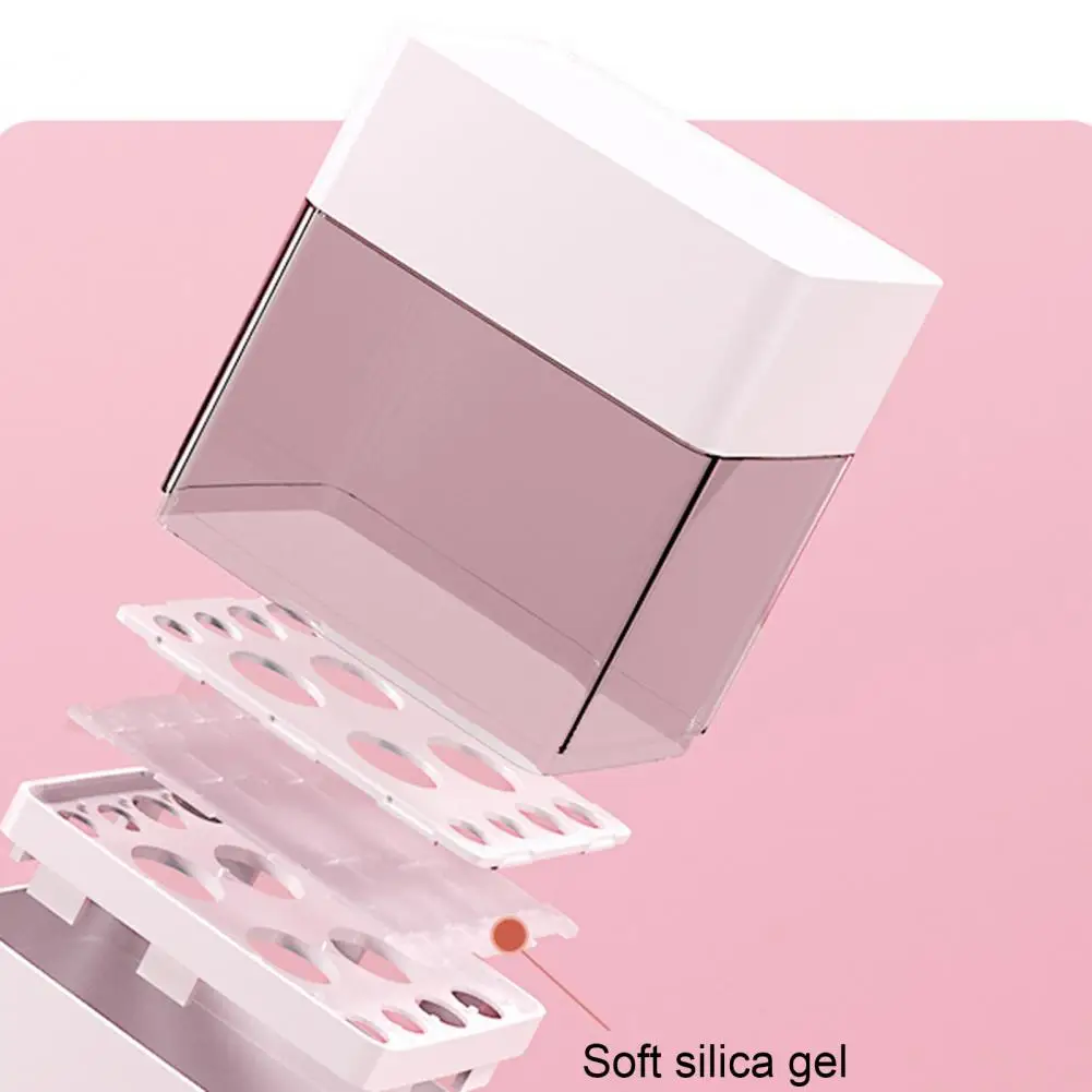 

New Clear Makeup Pearls Box Cosmetic Storage Box Makeup Brushes Organizer Lipstick Holder Cosmetic Tools Organizer Case