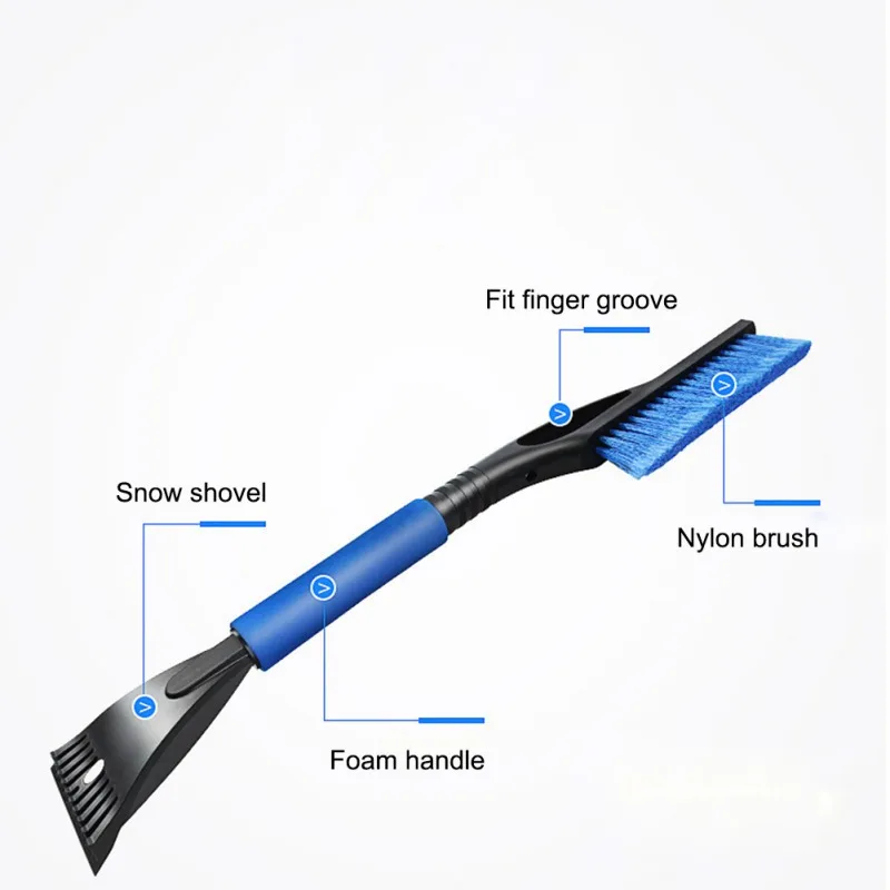 

Balight 2 In 1 Auto Car Window Windshield Car Ice Scraper Snow Brush Shovel Removal Brush Winter Snow Shovel Clean Tools