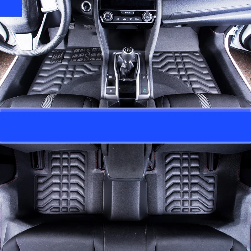 

Стильные автомобильные коврики для honda civic 10th 2016 2018 2017 2019 2020 ковер аксессуары для интерьера
