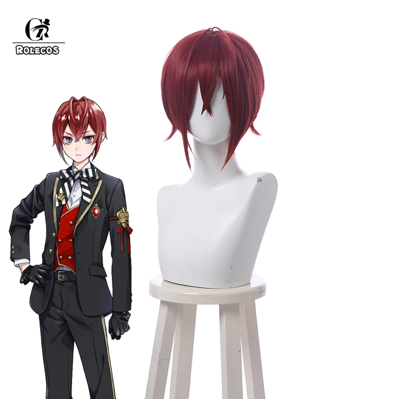 Парик ROLECOS для косплея по мотивам игры витая страна чудес косплей с короткими