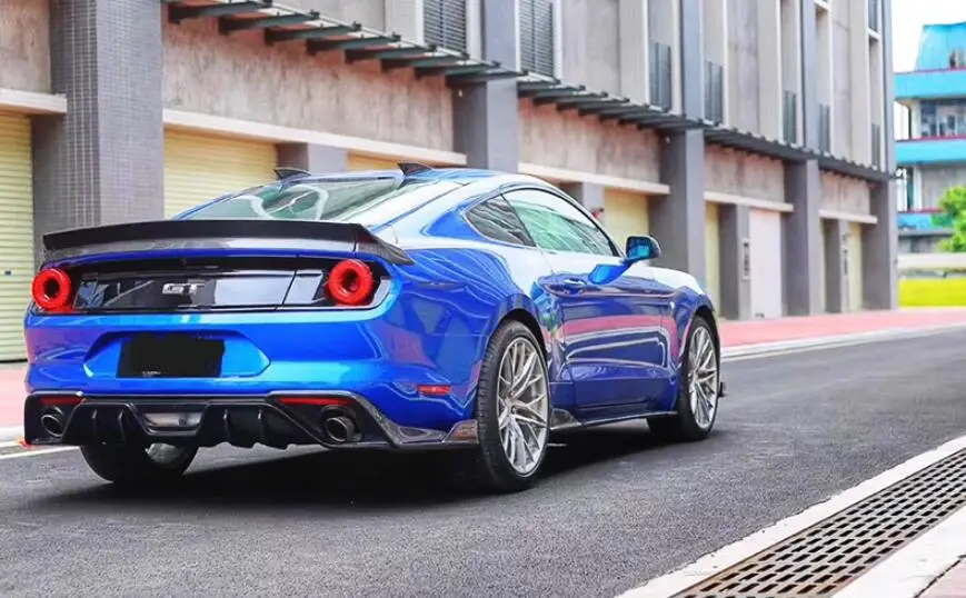 Боковая юбка боди Потяните модифицированный Карбон волокно для Ford Mustang 2015 2016 2017