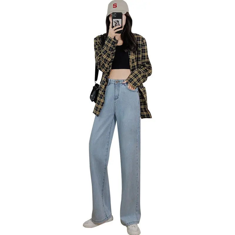 

Women's Harem Pants High Waist Jeans Wide Plus Size Jeans Boyfriend Wide Leg Jeans Large Korean Pants Aesthetic Women's Pants