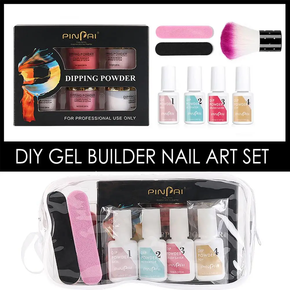 

Dip Powder Nail Starter Kit DIY Gel Builder Nail Art Set