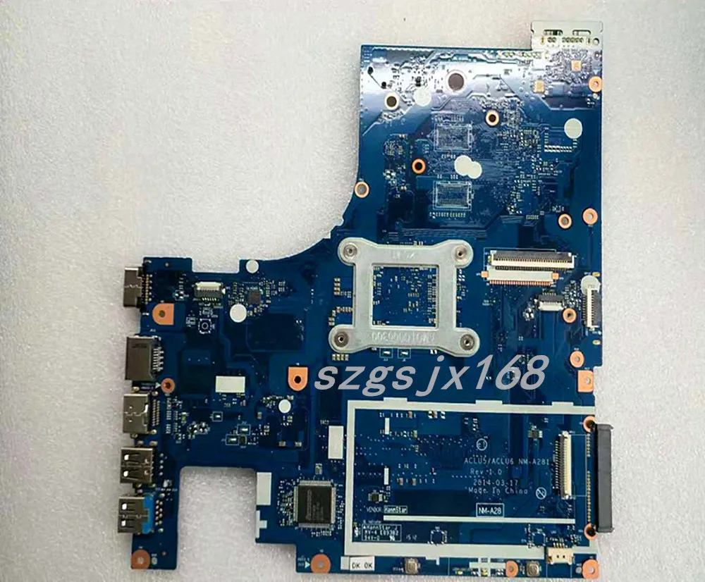 

Brand New NM-A281 Mainboard For Lenovo G50-45 Laptop Motherboard ACLU5/ACLU6 with E1-6010 CPU DDR3L PC3L memory 100% Tested