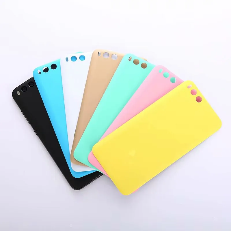 

Mi6 Xiaomi6 100% Real Housing For Xiaomi Mi 6 Matte Plastic Frosted Battery Cover Repair Back Door Phone Rear Case + Stick Glue