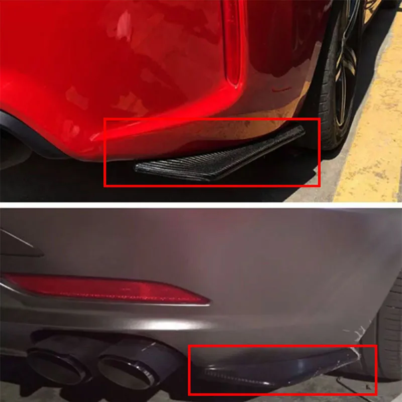 Автомобильный Универсальный задний бампер POSSBAY спойлер диффузор глянцевый